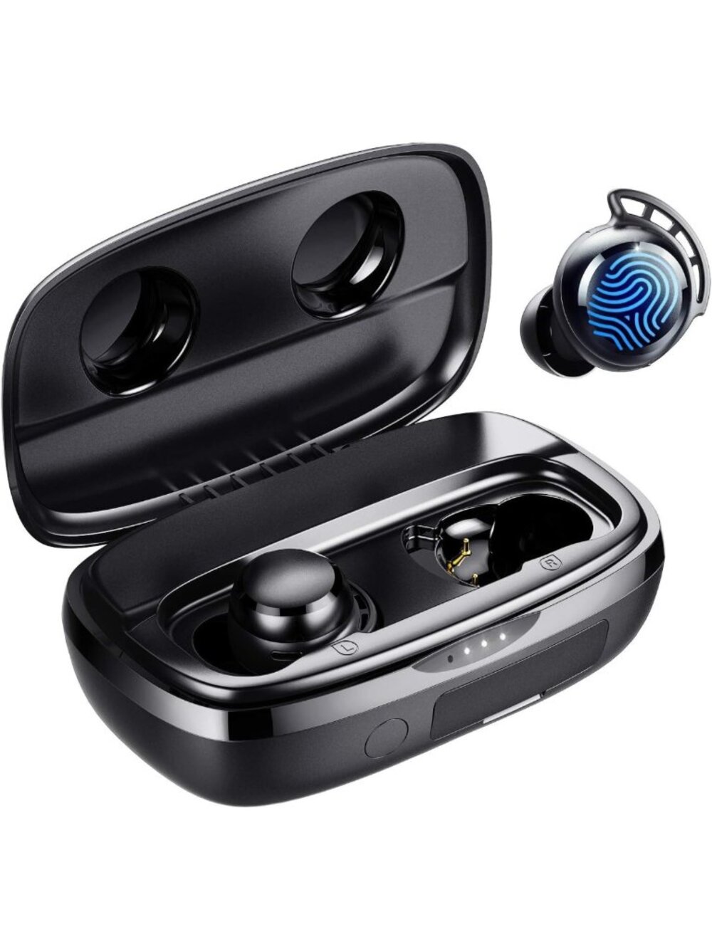 Wireless Earbuds with 110H Playtime, Bluetooth Headphones for Sports & Travel